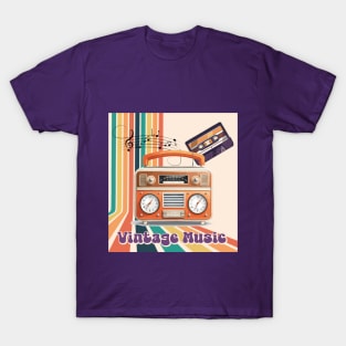 Retro Vintage Music T-Shirt